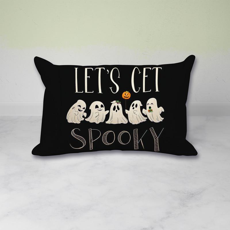 Halloween Waist Pillowcase Festive Atmosphere Decorate Living Room Sofa Pillowcase Polyester Printed Cushion Cover