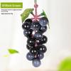1Pcs Realistic Plastic Artificial Grapes Bunches Simulation Fake Fruit with Leaves for Vintage Home Decor Party Table Display