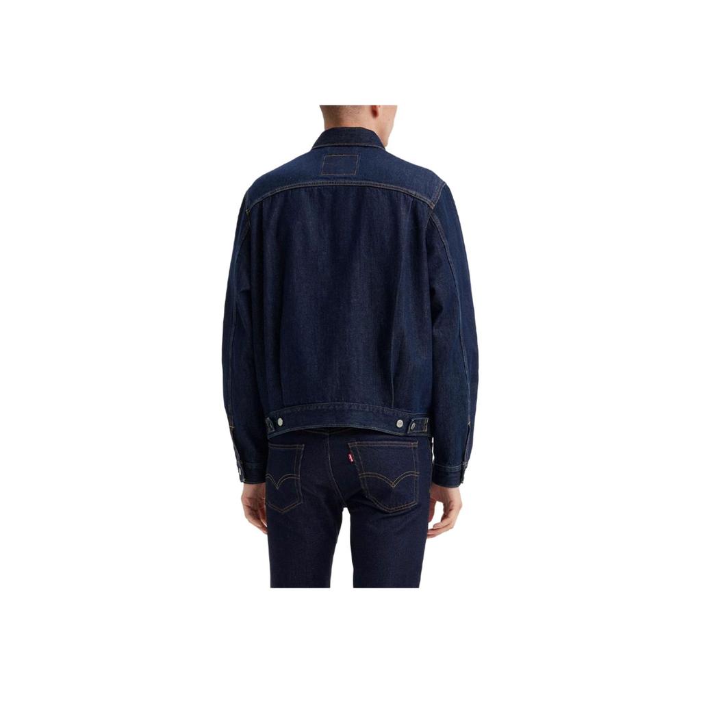 Levis Vintage Einreiher Lockerer Schnitt Jeansjacke Unisex Jacken A7632-0000