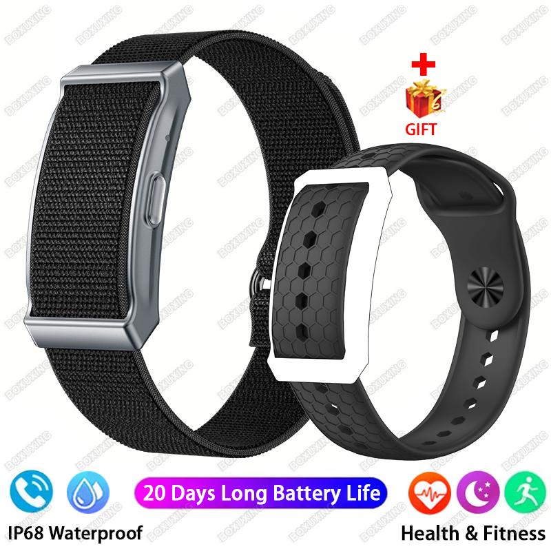 New No Screen Smart Watch Men Woman Sports Outdoors Fitness Heart Rate Monitor IP68 Waterproof Call Reminder Smart Wristband