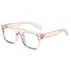 Classic Black Luxury Brand Women's Reading Glasses Anti Blue Light Transparent Eyewear Trendy Oversized Square Eyeglasses Men +2