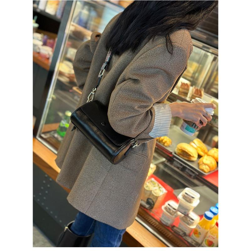 

Женская сумка-мессенджер для通勤 Новая маленькая сумка Универсальная чёрный