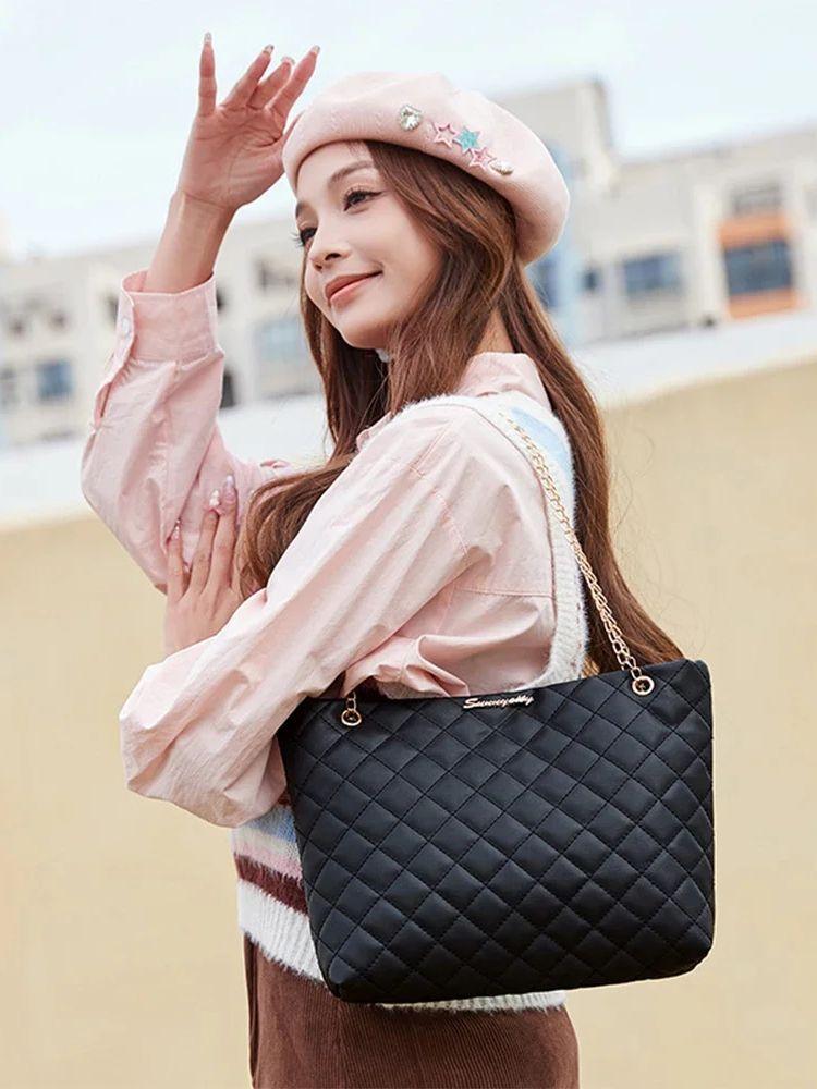 

Suitable for women s travel, shopping, fashi trends, women s shoulder bags, handbags, casual crossbody bags, PU material-ll чёрный