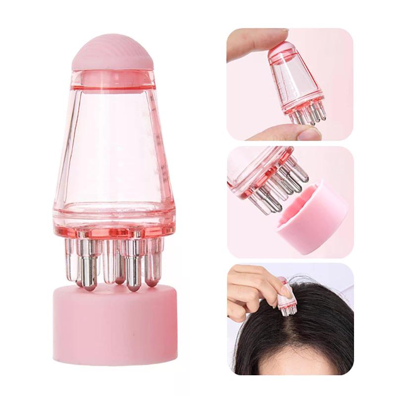 6ML Scalp Applicator Liquid Comb For Head Hair Growth Hair Regrowth Liquid Serum Oil Brush Nourish Hair Roots Massager Comb