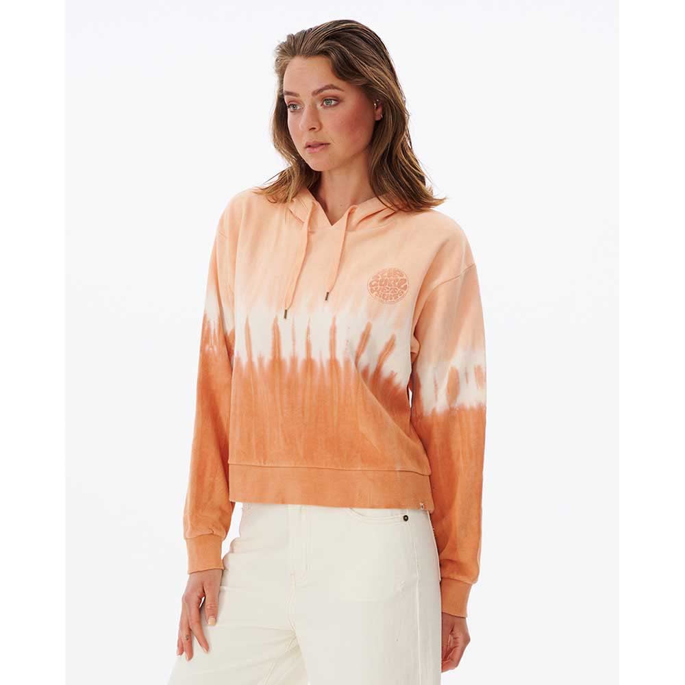 Rip Curl Hoodie Winter Size L Women's Tie-Dye (006WFL) Peach,