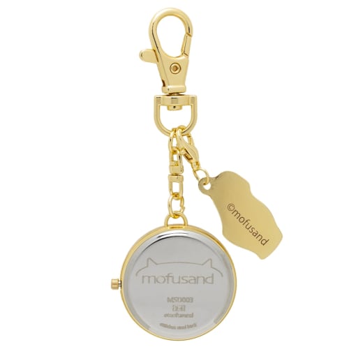 Fieldwork Women's Analog Keychain Watch, Pink, mofusand MSD003-4