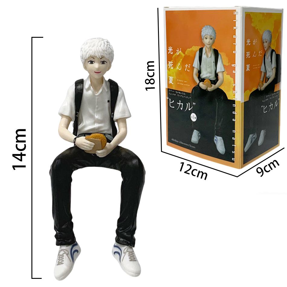 The Summer Hikaru Died Anime Hikaru and Tsujinaka Yoshiki Action Figures Model Figurine Hikaru Ga Shinda Natsu Playthings Anime Figures