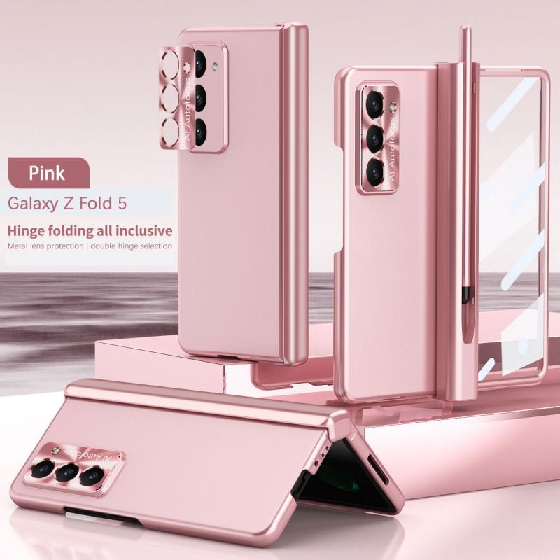 Galaxy Z Fold5 Case Magnetic Snap-On Full Cover Shockproof PC Protective Shell Foldable Phone