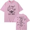 T-shirt Grafiche Hot Rapper Lil Peep Sus Boy When You're Sober T-shirt Uomo/Donna Moda Hip Hop Cotone Oversize T-shirt
