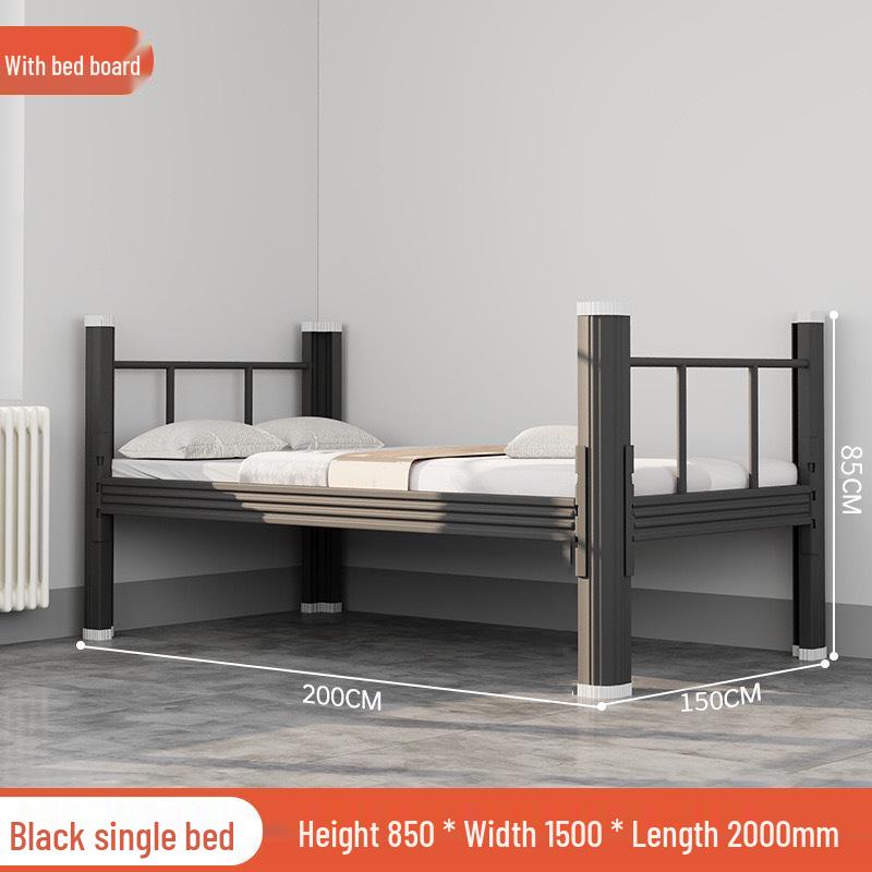 Double Layer Iron Bunk Bed for Student or Employee Dormitory