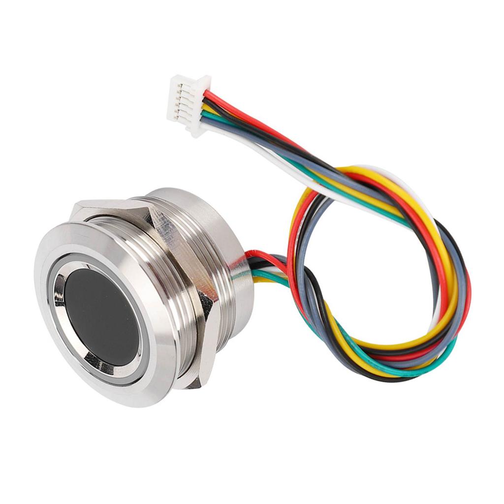 R503 Circular Capacitive Fingerprint Identification Module with 2‑Color Ring Indicator Light