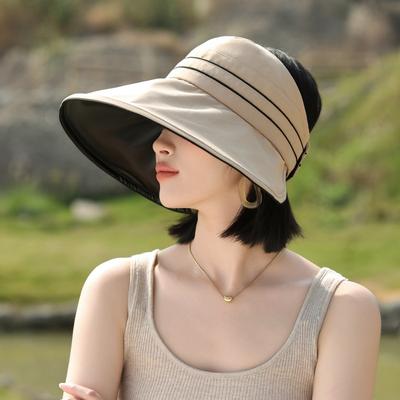 Damen UV-Schutz Sonnenhut Große Krempe Sonnenhut Outdoor Reise Strandhut