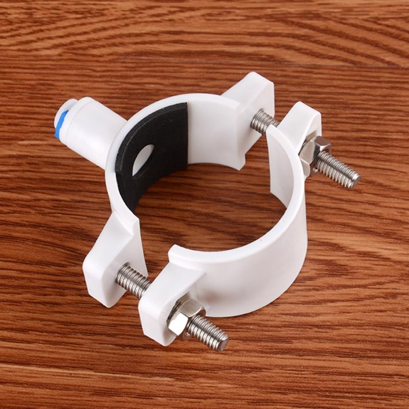 Morsetti a Sella per Tubo di Scarico Acque Reflue Ro Water 40mm Connessione Rapida per Tubo OD 1/4" Osmosi Inversa Acquario M4YD