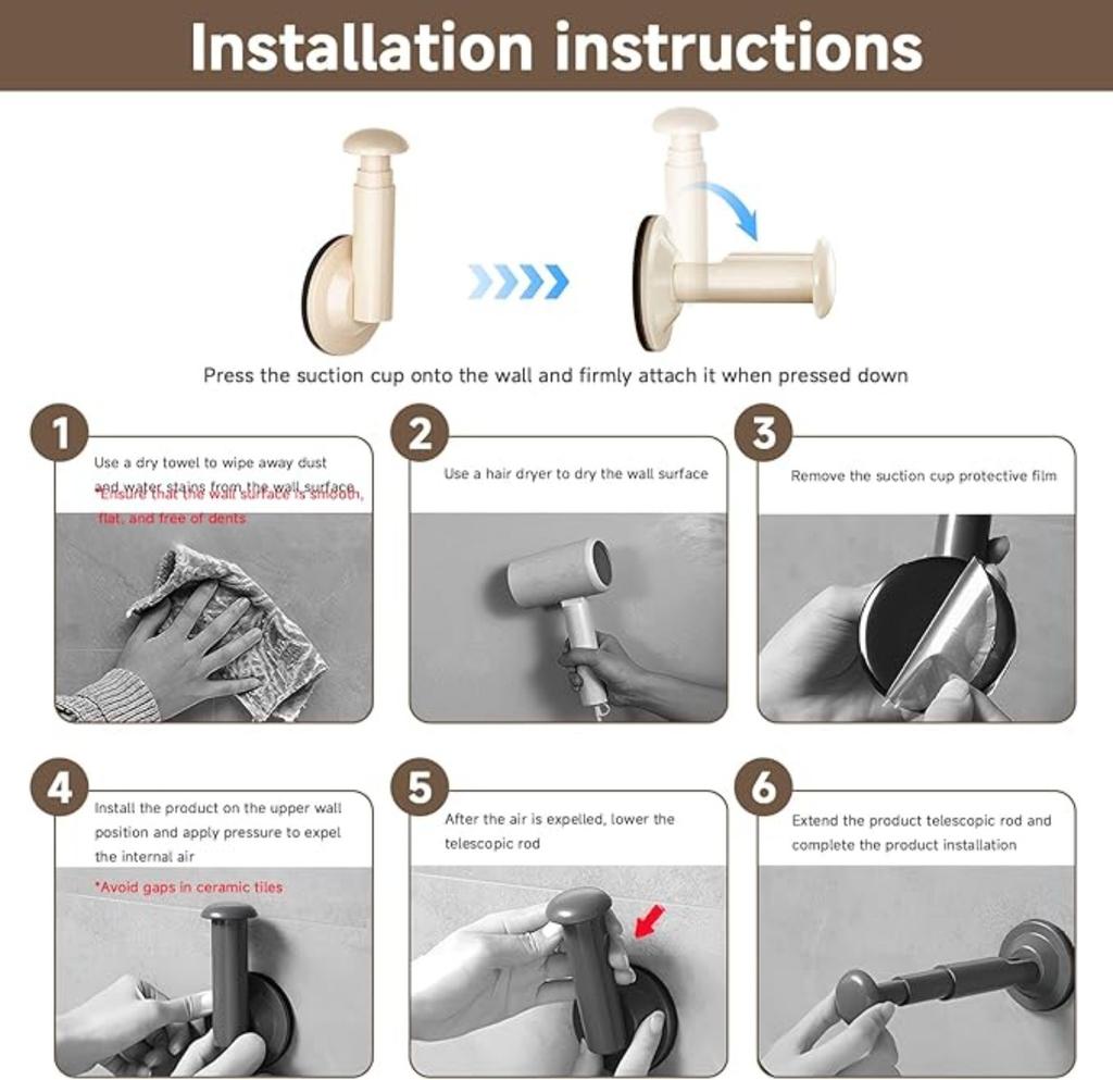 Suction Cup Hanger Organizer, Hanger Storage Rack for Dryer/Washing Machine.Holding Perfect Space Saver for Laundry Room,Bedroom,Bathroom Wall