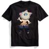 Demon Slayer Kimetsu No Yaiba Tshirt Top Tee Male Casual Agatsuma Zenitsu Ulzzang Harajuku Aesthetic
