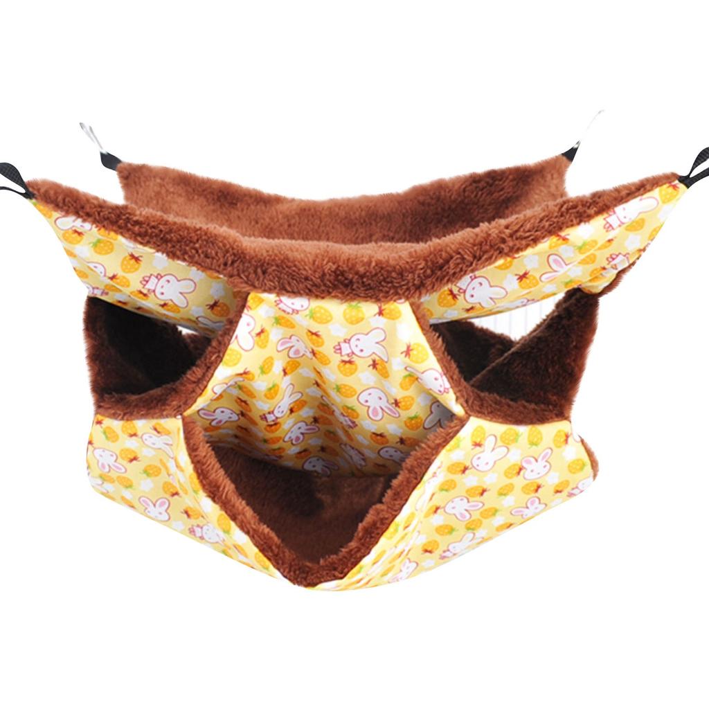 Malé pet houpací sítě Třívrstvé teplé pet houpací sítě Křeček Labyrint Bavlna Spící Veverka Cukrový kluzák Teplé Závěsné