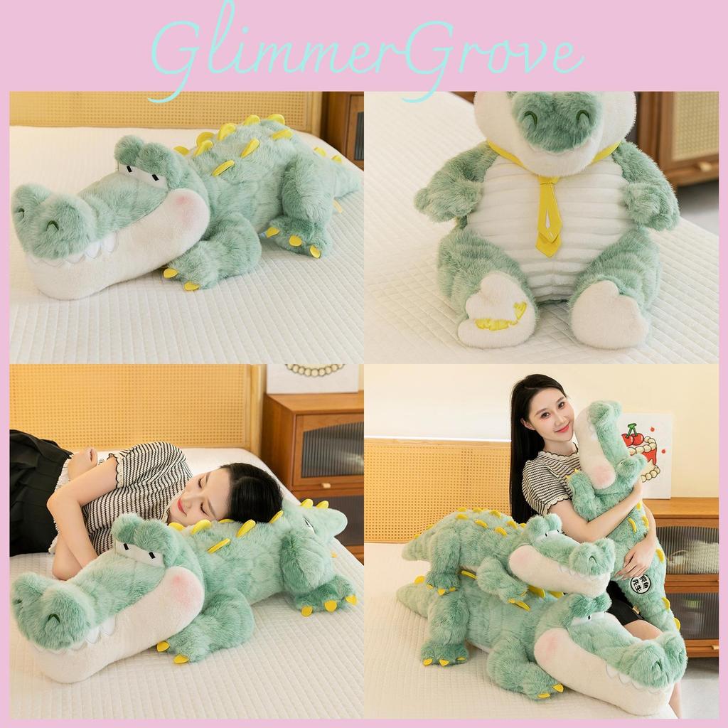Plush Crocodile Toy Cute Large Size Sleeping Pillow Gift Girls Kid On Holiday