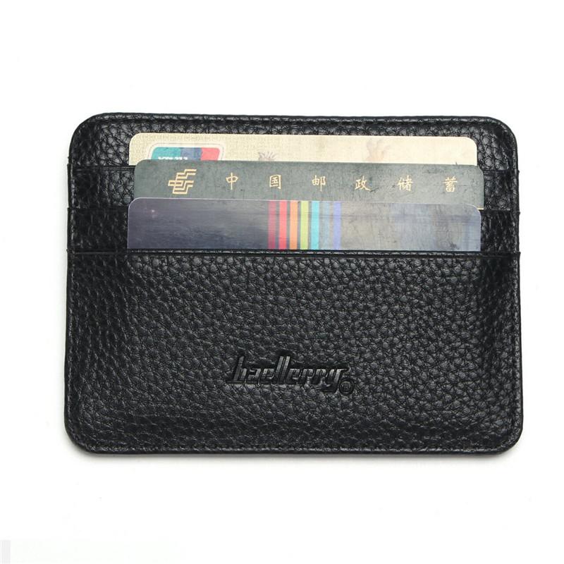 Baellerry Portacarte Unisex Ultra Sottile per Uomo Donna Design alla Moda Mini Portafogli GZW