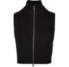 Women's Vest Urban Classics TB6083-Ladies Short Knit Black