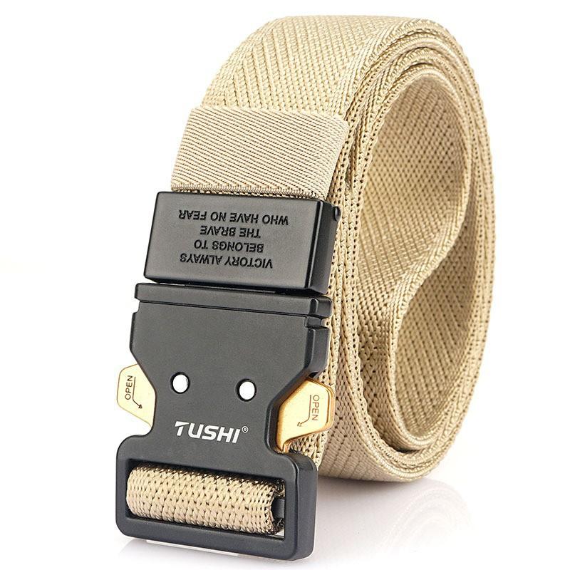 3.5CM Elastic All-matching Men s Commuter Belt Outdoor Training Knitted Trouser 120cm