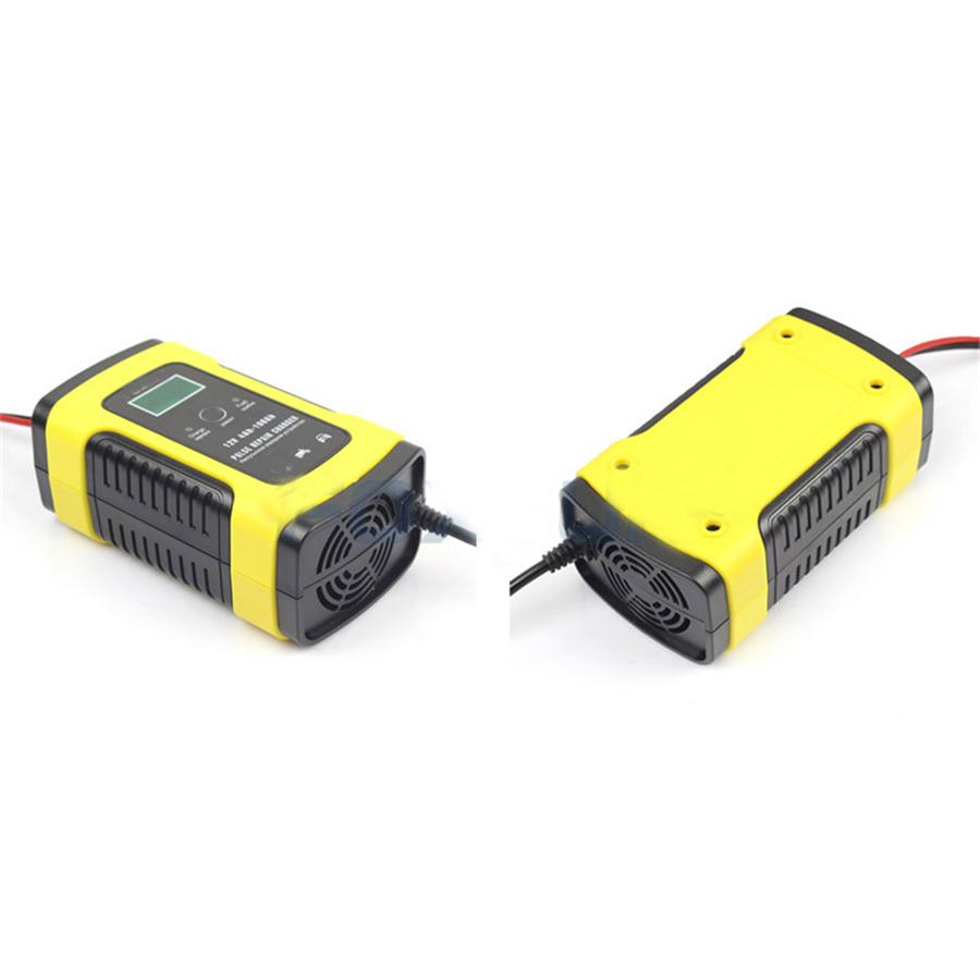 12V 5A Motorrad Auto Impuls Reparatur Blei Säure Speicher Ladegerät mit LCD Anzeige EU Version