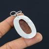 Sterling Silver Strawberry Quartz Gemstone Elegant Birthday New Pendant Jewelry