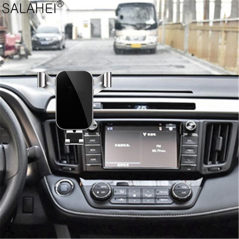 Car Phone Holder Dashboard Air Vent Cellphone Mount Stand Clip For Toyota RAV4 2015 2016 2017 2018  Auto