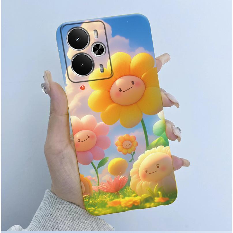 For Realme 14 5G Case RMX5075 Hot Cute Cartoon Panda Cover Soft Silicone Phone Case For Realme 14T Realme14 T 5G Back Cover Bags