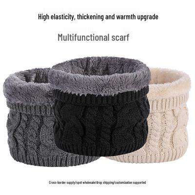 Unisex Winddichte Wollstrick-Nackenwärmer Schal - Warm & Vielseitig für den Außenbereich