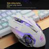 Free Wolf V5 Wired Gaming Mouse - Luminous Mechanical Design