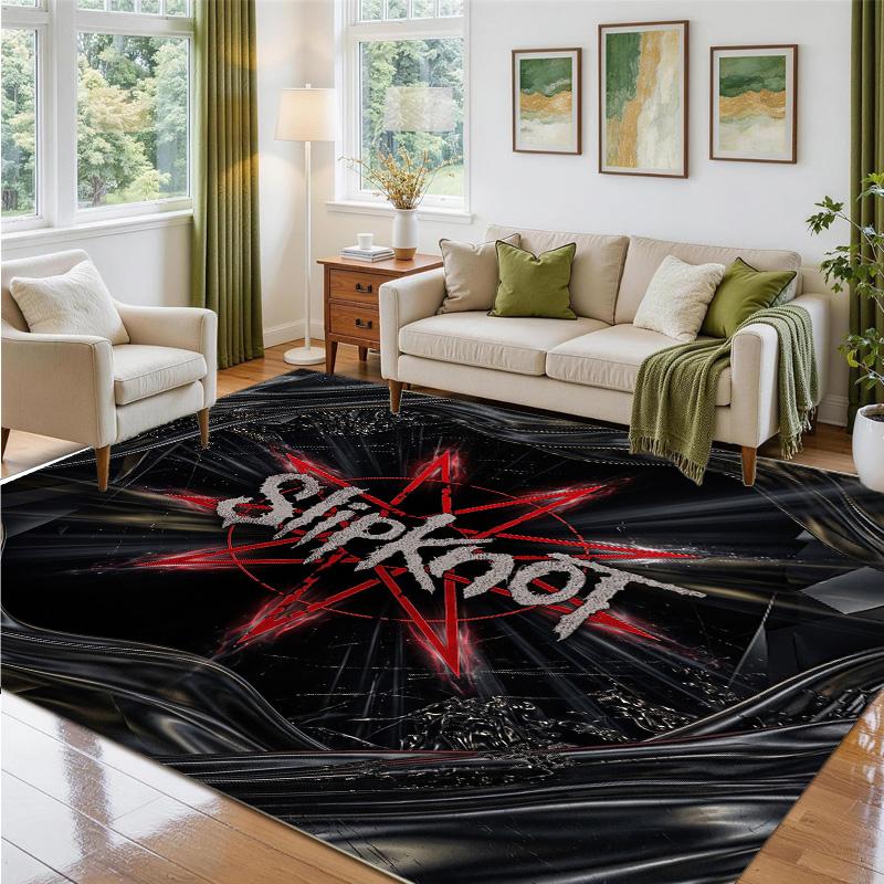Slipknot Design Crystal Velvet Rug Soft Decorative Mat for Bedroom Entrance