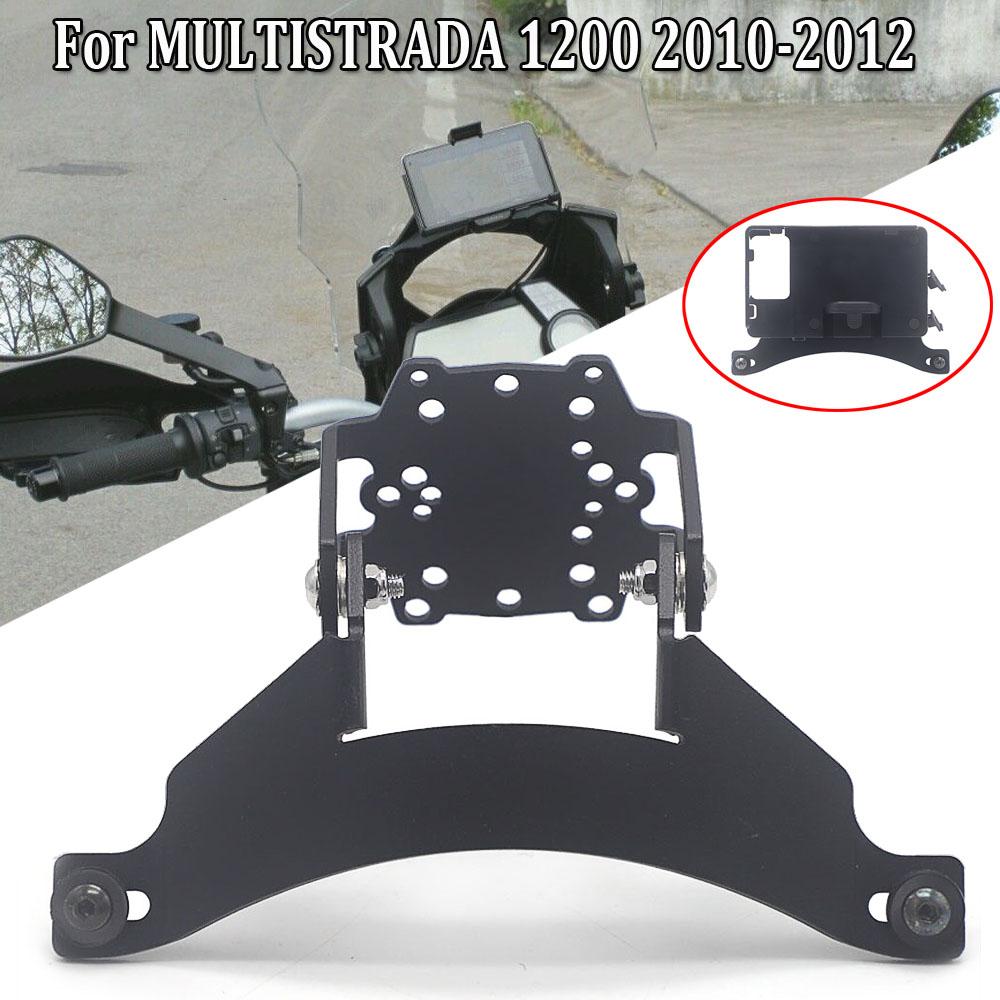 Multistrada 1200 Handy-Navigationshalterung USB-Lade-GPS-Adapterhalter für Ducati MULTISTRADA 1200 2010 2011 2012