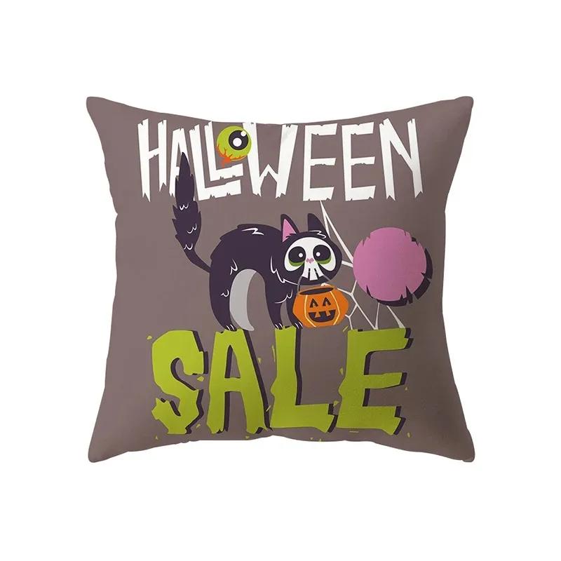 Motyw Halloween Czaszka Dynia Lampion Wzór Poszewka na Poduszkę Pokój Dzienny Biuro Poszewka na Poduszkę Sofa Samochód