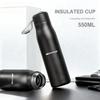 550ML Smart Thermos Bottle Portable Coffee Cup Ferrari Logo Insulated Mug For Mercedes Benz W205 E63 AMG W166 W246 W242 W176 GLE