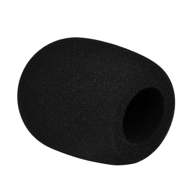 Black Sponge Artifical Fur Covers for  ATR2500 Microphone Soft and Thick Sponge Protector