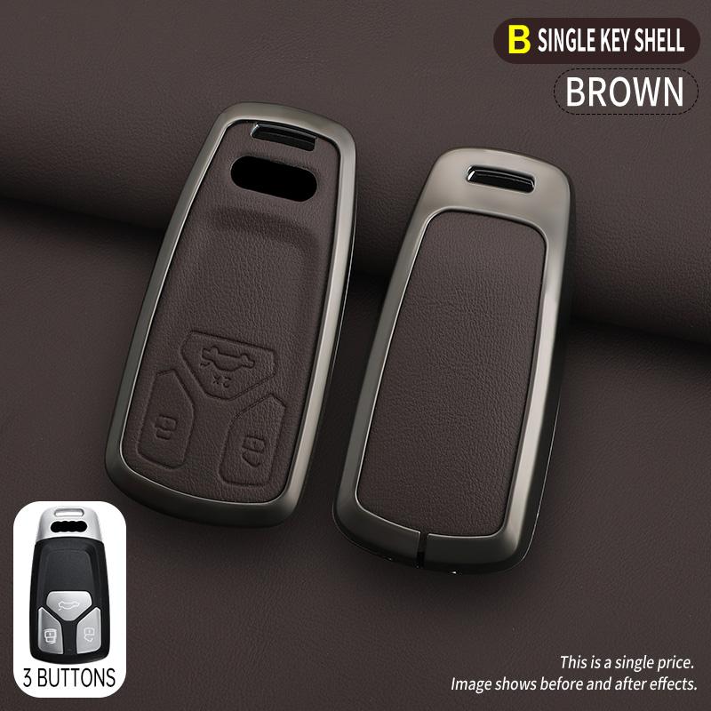 Car Key Case Holder Cover for Q3 Q5 Q8 Q7 Sline C5 C8 A4 B6 B7 B8 B9 TT 80 S6 A1A4 B8 A5 A6 A7 A8 D5 TT 8P 8L Accessories