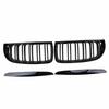 For BMW 2005-08 E90 E91 323i 328i 335i Glossy Black Color Front Bumper Kidney Grille Grill M Performance Car Accessories Tools