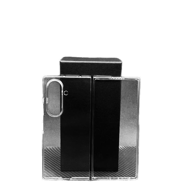 Transparent PC Hard Shell Case for Samsung ZFold7/ZFold6 - High-Definition, Anti-Drop, for Folding Screen Protection