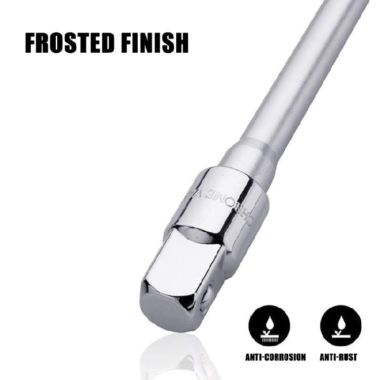 Multifunctional 3/8in T Handle Wrench Reliable T Handle Wrench with Adaptors Narrow Space Access for Various Socket