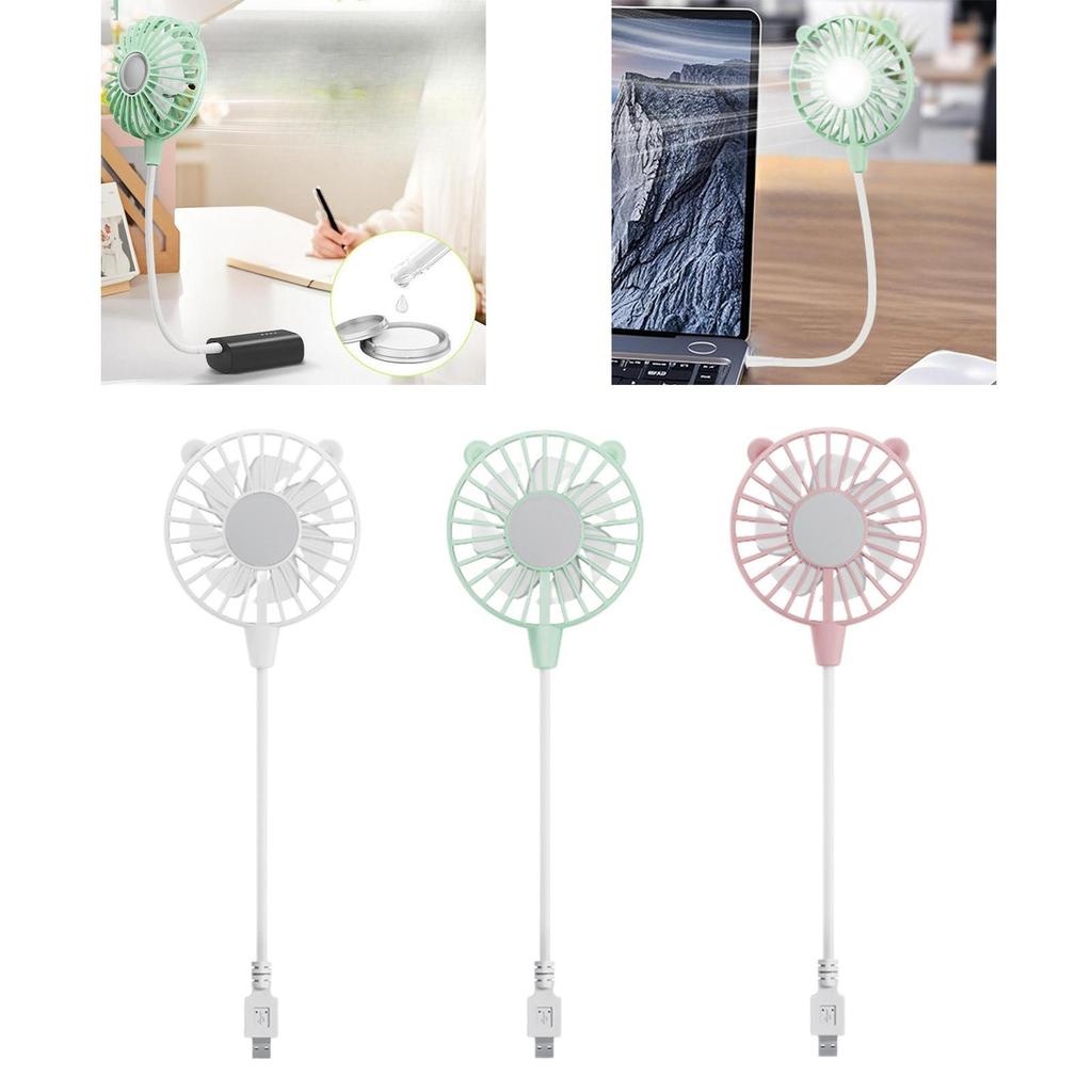 Mini Portable USB Fan for Travel Commute Accessories Lightweight Desk Fan