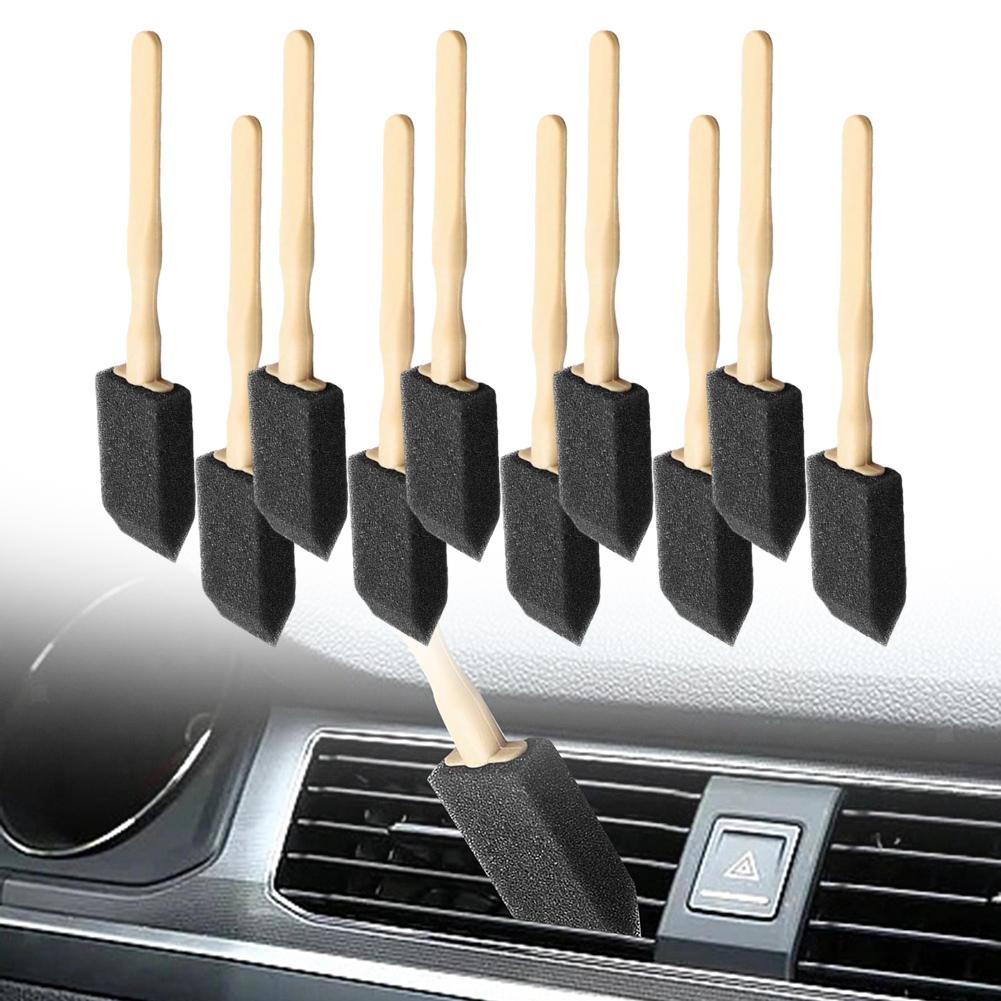 Car Air Conditioner Brush Vent Sponge Brush ABS Plastic