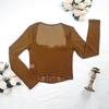 European & American Cross-Border Mesh Patchwork Lace See-Through Slimming Corset Top