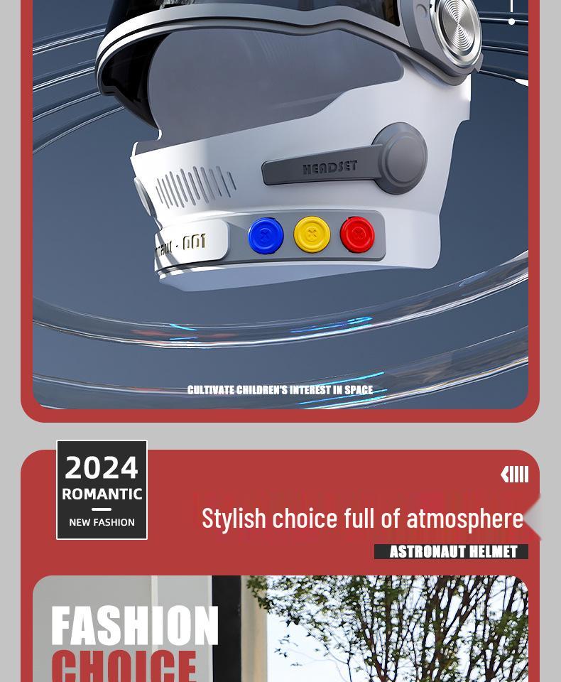 Kids' Short-Sleeve Space Astronaut Costume with Light-Up Helmet