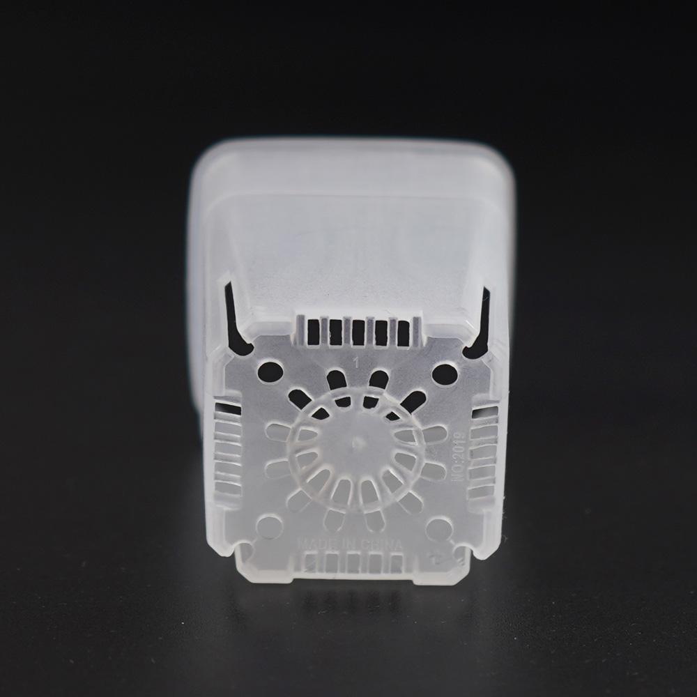 Square Meaty Flower Plastic Transparent Pot Breathable Bonsai Plant Pot Desktop Decoration For Garden Yard Living Room Balcony