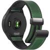 22mm 20mm Leather+Silicone Strap for Garmin Forerunner 55 165 265 965 Magnetic Bracelet Band Garmin Vivoactive 6/5 Venu 3/2 Belt