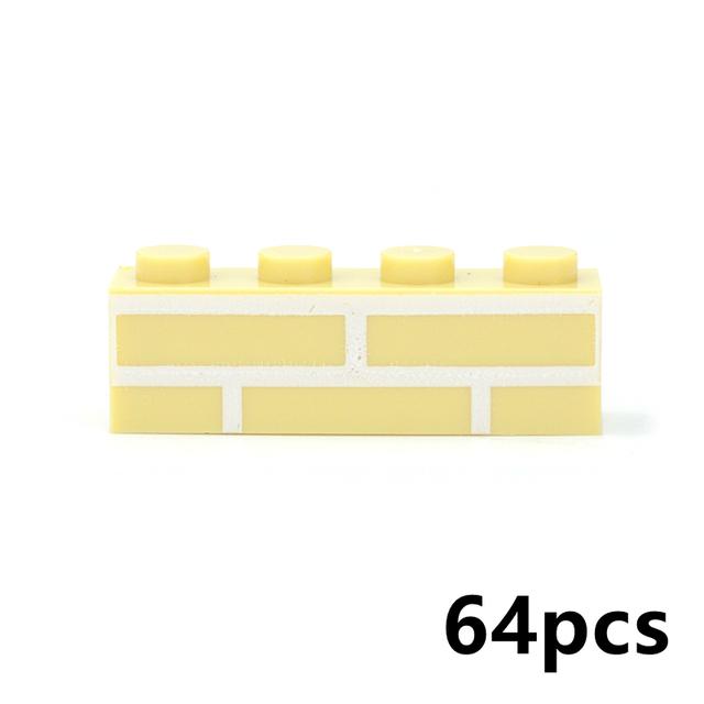 DIY Building Blocks Wall Figures Thicks Bricks 1+2 1x2 1x3 1x4  L Dots Educational Creative Toys 98283 15533 6020 For Children