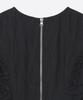 Milo Woman Shirred Zip-Up Mini Dress [Black]