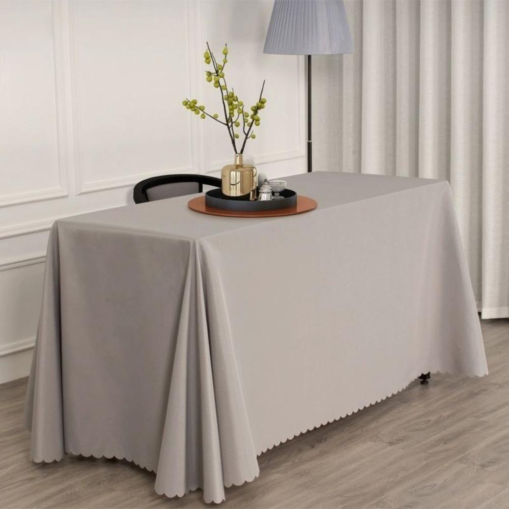 Rectangle Table Cloth Cover Solid Color Table Cover Hot Tablecloth  Home Banquet Wedding