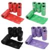 5Pcs/lot Dog Poop Bag Pet Supplies Litter Bag Printing Cat Dog Poop Biodegradable Bag Outdoor Home Clean Refill Garbage Bag