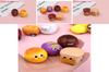 Bread Doughnut Emoji Toy Car With Pullback Function For Toddler Play And Parentchild Interaction
